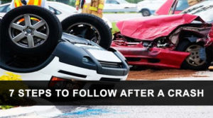 7 STEPS TO FOLLOW AFTER A CAR CRASH